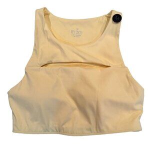 Cotton On Body Womens Size‎ M Smoothing Cut Out Crop Top - Golden Haze NWT